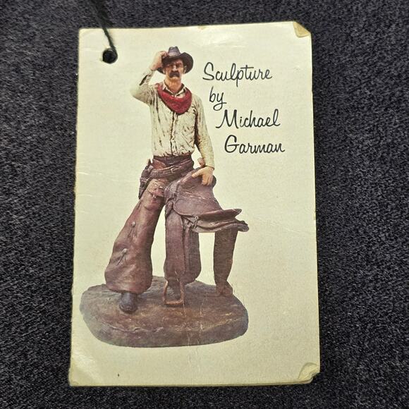 Vintage Aviator Pilot Early Flying Man Sculpture Hand Painted by Michael Garman - Picture 14 of 16